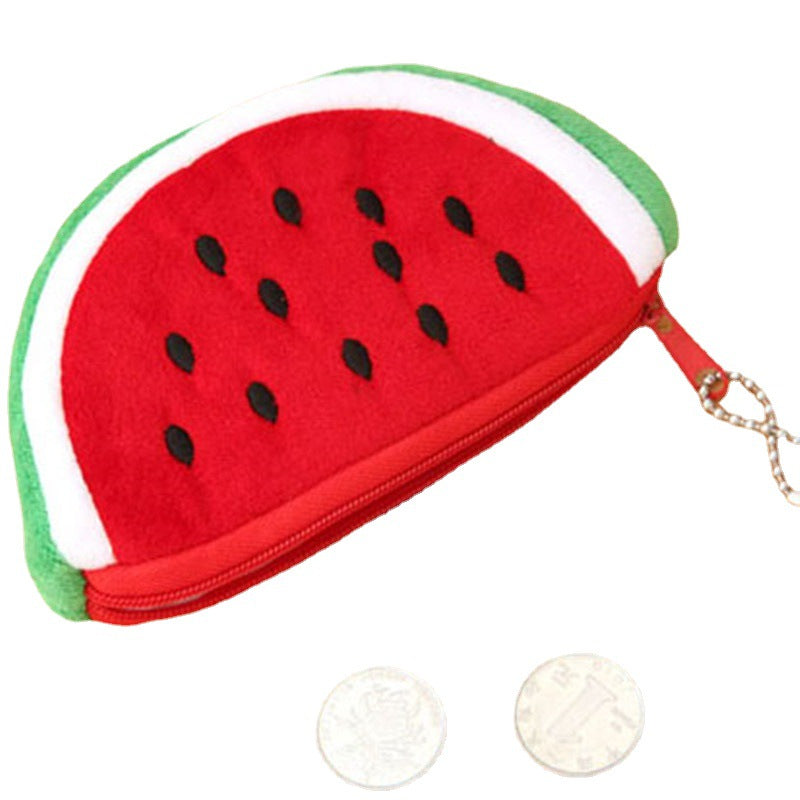 Wholesale Watermelon Shape Canvas Pen Bag